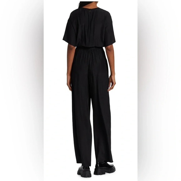 ! ATM Anthony Thomas Melillo Silk Short-Sleeve Jumpsuit size L. - Picture 4 of 6